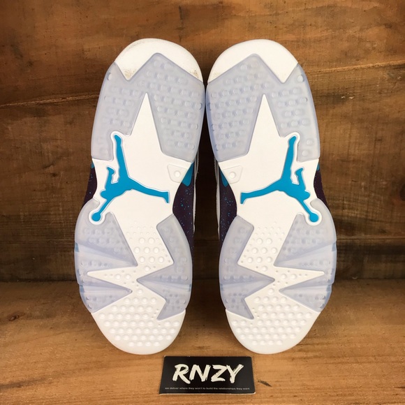 NEW Nike Jordan Flight Club 91 White/Blue Lagoon - Picture 5 of 6